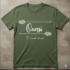 Camiseta de Oxóssi Umbanda Candomblé Religiosa