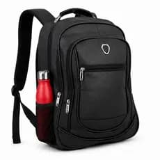 Mochila Escolar Masculina Feminina Reforçada Couro Notebook Impermeável Bolsa Grande Trabalho Executiva