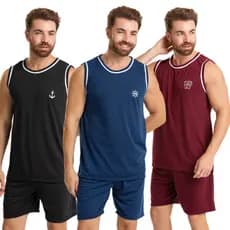 Promoção Pijama Regata Masculino Adulto Malha Premium
