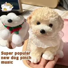 Bonito Cão De Pelúcia Brinquedos Moles Ansiedade Alívio Do Estresse Grande Sensorial Brinquedo Fidget Squeeze Relaxar De