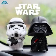 OM Star Wars Darth Vader Stormtrooper Ação Modelo Brinquedo Figura Carro Ornamento acessorio carro enfeite carro boneco
