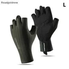 Luvas de Ciclismo de Verão RGN Respirável Meio Dedo Ultralight para Bicicleta de Estrada com Almofada de Silicone Anti