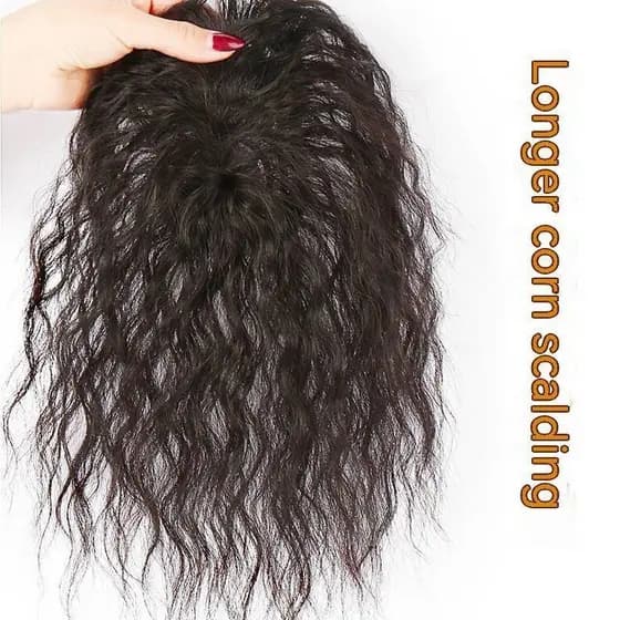 100 % Cabelo Humano Peça De Preto E Marrom Escuro Substituição De Topo Rede Rosa Branca Peruca Respirável Luz Aumenta O