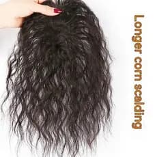 100 % Cabelo Humano Peça De Preto E Marrom Escuro Substituição De Topo Rede Rosa Branca Peruca Respirável Luz Aumenta O