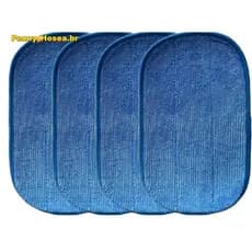 [Vendas Quentes P] Substituição De Esfregão A Vapor 4 Peças De Almofadas Têxteis , Laváveis Para Limpador De Piso Duro 2