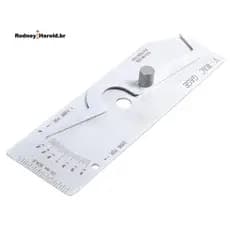 V-Morder Edge Welding Gauge Soldador Inspeção Métrica Medidor De Solda Única