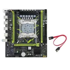 🎀Placa-Mãe X99 DDR4 LGA2011 X99 P4 H55 Chipset Gigabit Ethernet X99 Para Jogos Com Slots M . 2 NVME/NG