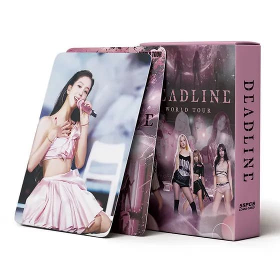 55pcs/box BLACKPINK Photocards BINK 2025 WorldTour DeadLine KPOP LOMO Carrinho