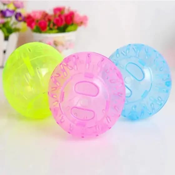 Novo 1PC Plástico Pet Roedor Ratos Jogging Bola Brinquedo Hamster Gerbil Rato Exercício Bolas Jogar