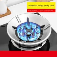 Disco Refletor Economizador de Energia para Fogão a Gás, Acessório de Cozinha Anti-Vento Universal