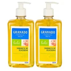 Kit 2 Sabonete Líquido de Glicerina 500ml Cada - Bebê Tradicional Granado