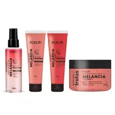 Kit melancia corporal kit banho hidratante para corpo