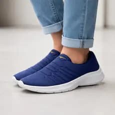 Tenis Feminino Adulto Macio Confortavel Calce Facil Menino e Menina Confort Macio Leve Slip On Ortopédico Unissex