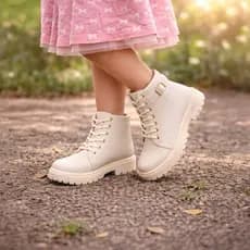 Coturno Tratorado Infantil Outono Inverno Confortável Macia Bota Moda Juvenil Atemporal Estilo Conforto Delicado