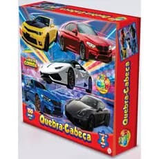 QUEBRA-CABEÇA CARROS DE CORRIDA 150 PEÇAS 42X30CM