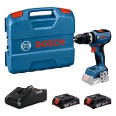 Parafusadeira Furadeira Bateria Com Impacto Gsb18v-65 + 02 Baterias 2Ah + Maleta Bosch