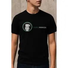 camiseta para videomaker camisa algodao entrega imediata video fotografia estilo imagem midia em dtf em cores alternativ