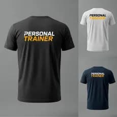 Camiseta Básica Algodão Uniforme Empresa Personal Trainer