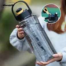 Garrafa de Água Esportiva Acimarin à Prova de Vazamento 1.5L/2L/3L Leve com Marcador de Tempo Garrafa de Água CL0T