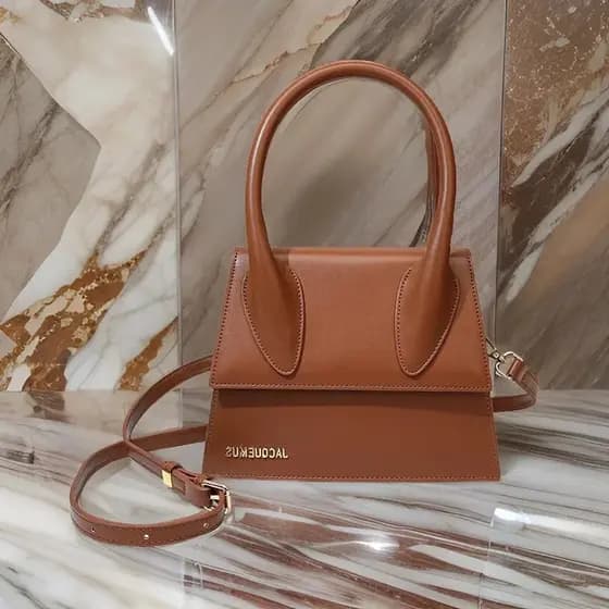 Bolsa Mensageiro Elegante De Couro De Grande Capacidade-Design Minimalista Moderno Com Letra De Paris Dourada