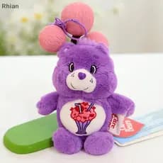 [Kawaii Love Heart Bear Cartoon Plush Doll Pendant Chaveiro De Alta Qualidade Presentes De Halloween Para Crianças COD