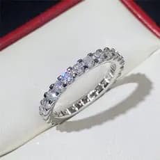 100 % Prata Esterlina 925 Novos Anéis De Dedo Finos Da Moda Faixa De Cor Com Zircônia Cúbica Brilhante Simples E Elegant