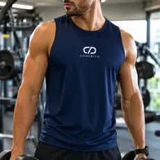 Camiseta Regata Masculina Conceito Treino Academia Premium