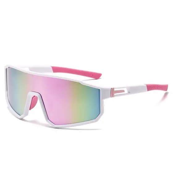Novos Óculos de Sol Esportivos em Estoque Óculos de Sol Coloridos de Uma Peça Óculos de Ciclismo ao Ar Livre Óculos de M
