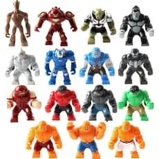Novos Blocos de Montar de Super-Heróis em Liquidação Figuras Adultas Homem de Ferro Hulkbuster Mecha Thanos Venom Brinqu