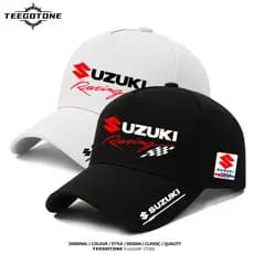 Novo Suzuki Racing Impresso Verão Ao Ar Livre Pára-Sol Boné De Beisebol Respirável Algodão Pato Língua 0117
