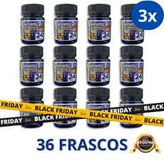 36 Frascos COLMAVIT 2 Black Premium -  Importado - 24 Cápsulas
