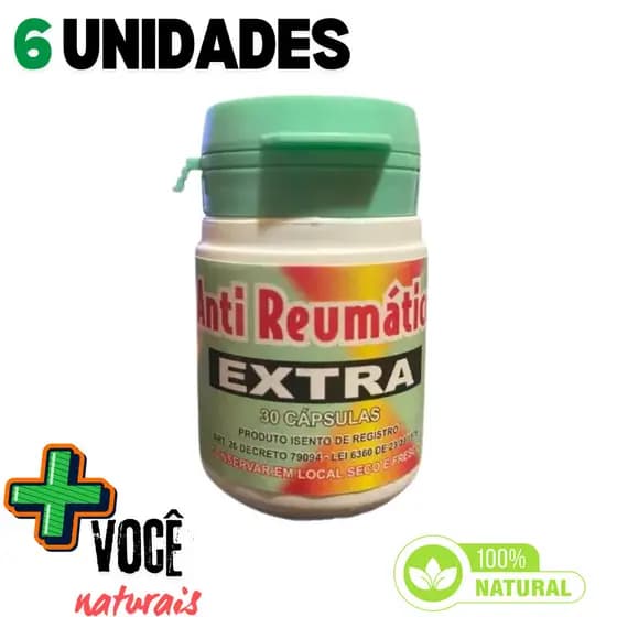 Kit 6 Anti Reumático EXTRA - Produto Natural