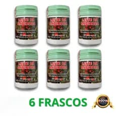 Kit com 6 Unidades Leite Da Andiroba Concentrado Suplemento Original 30 Cápsulas