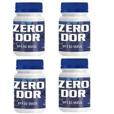 Suplemento Alimentar Zero Dor Original 120 Caps 4 Potes