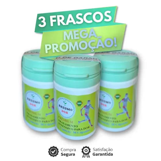 Suplemento Alimentar Rheumo Dor Original | 3 Potes