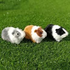 PFG Simulação Cobaia Boneca De Pelúcia Hamster Macio Estatueta De Animal Para Crianças Presente De Aniversário FG