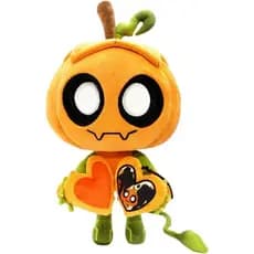 Boneca De Pelúcia Dandy's World Gourdy Halloween , Personagem De Abóbora Laranja De 30 Cm Com Medalhão De Coração , Brin