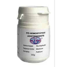 06 Pós Hemostática  Adstringente Estanca Sangue 30G P/ Manicures,Pedicures, Podologos e Pets Tosas
