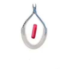 Alicate para cutículas Mola em silicone ideal para uso profissional. Global Mil Ref. 144