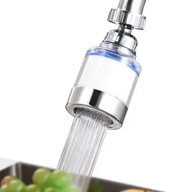 Filtro Universal Booster Torneira Rotativa Remover Cloro Purificador De Água De Cozinha
