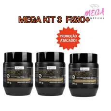 KIT 3  Fisiofort Premium Pomada 240 g
