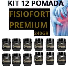 Kit Pomada Massageadora Fisiofort Premium 240g Massageadora Fisiofort +