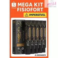 🔥 Kit 6x Fisiofort Premium 150g – Alívio Imediato e Potente 💪🖤 | Bio Instinto Original