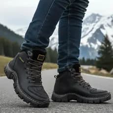 Bota Cat Trilha Motoqueiro Numeração Especial e Normal Masculino 38 39 40 41 42 43  44 e 45