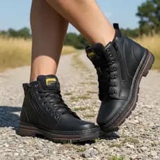 Bota Coturno Trilha Motociclista Masculino e Feminino Casual Inverno Tamanho Especial 34 ao 45