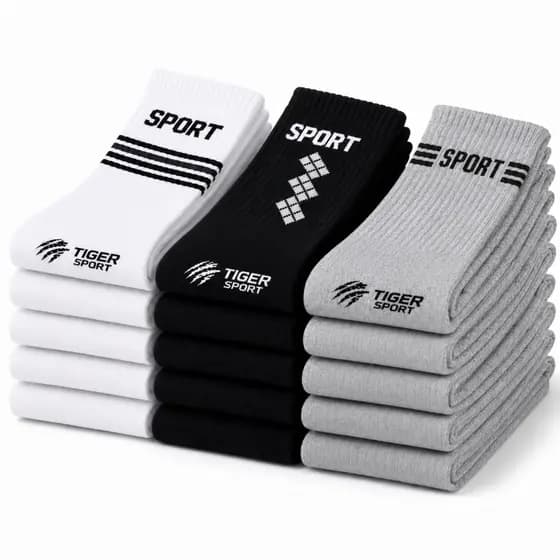 Meias Masculinas Sport Cano Alto Macias e Resistentes