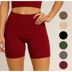 SHORT FITNESS FEMININO  SEM COSTURA, COS ALTO, CONFORTÁVEL, RESPIRAVEL.