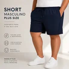 Short Masculino Plus Size Casual