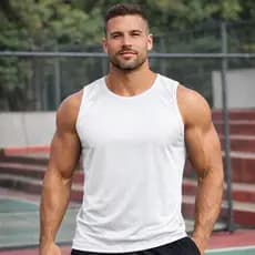 Regata Masculina Dry Fit Academia Treino Fitness Esportiva Respirável Leve Musculação Corrida |3827| Oferta