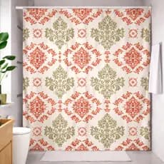 Cortina para box banheiro estampada AntiMofo Resistente PVC 1,70x1,70cm Estampada |3997| Oferta